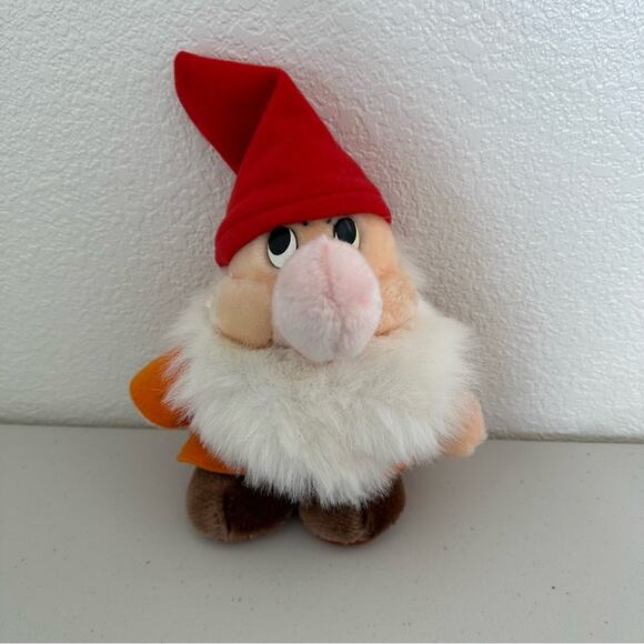 Vintage Disneyland Snow White Dwarf Grumpy Plush Stuffed Animal - Picture 1 of 4